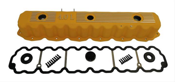 RT Off-Road Yellow Aluminum Valve Cover 93-04 Jeep 4.0L L6 - Click Image to Close